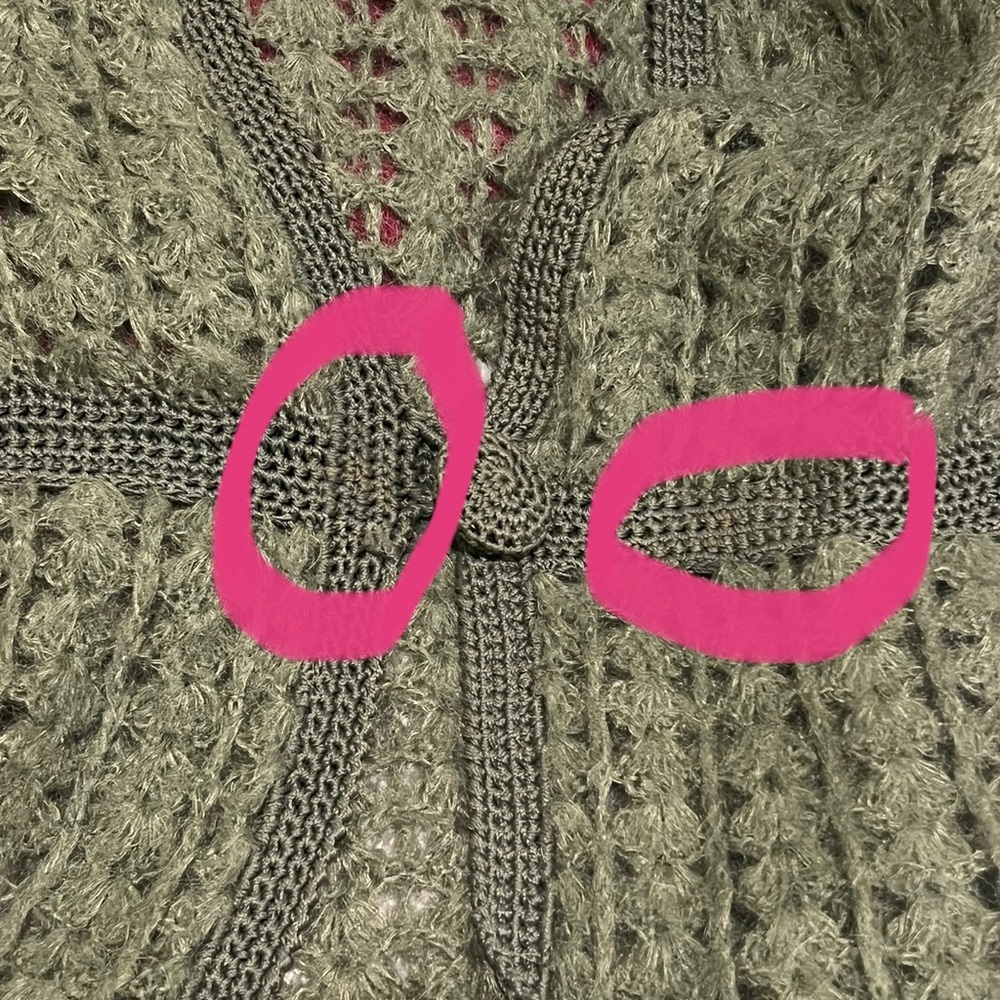 Gold Hawk Open Knit Sweater Cardigan
Sz: S - Picture 13 of 14
